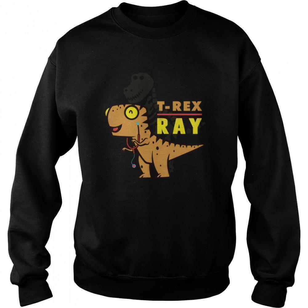 Xray Tech Trex Dinosaur Radiology Tech Funny Cartoon Sweatshirt